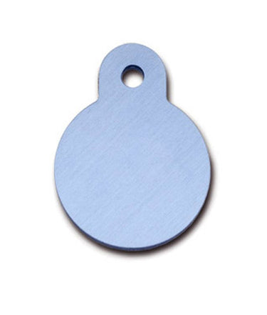 ID Tag Circle Small - LIGHTBLUE